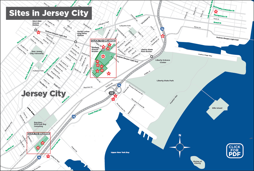 Sites in Jersey City